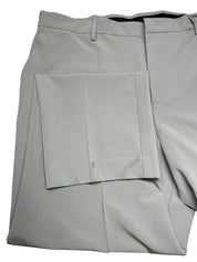 Perry Ellis Mens Modern fit Dress Pants 40 / 32 Light Grey Solid Stretch