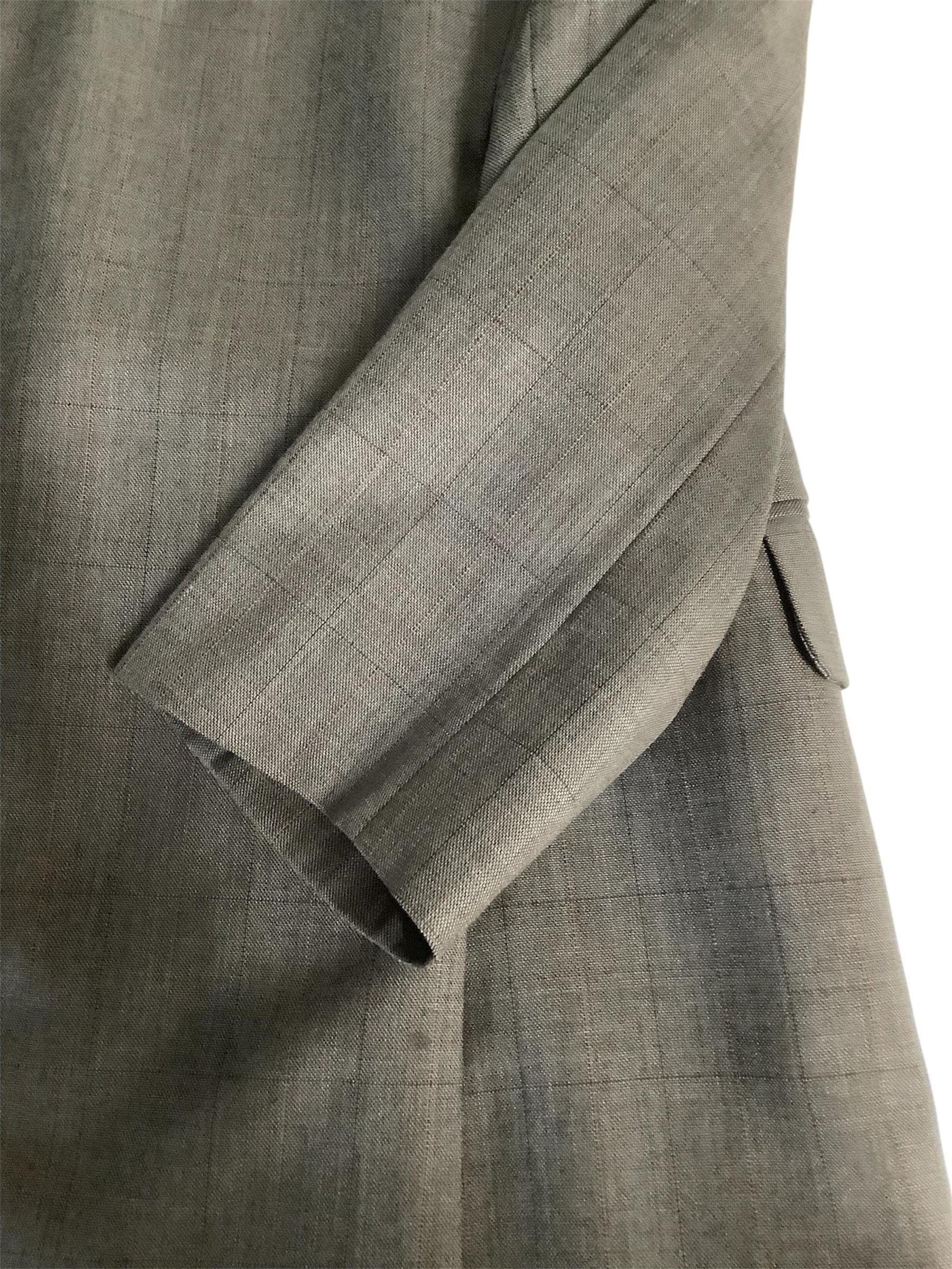 Michael Kors Mens Classic fit Sport Coat Blazer 42 R Brown Check Wool