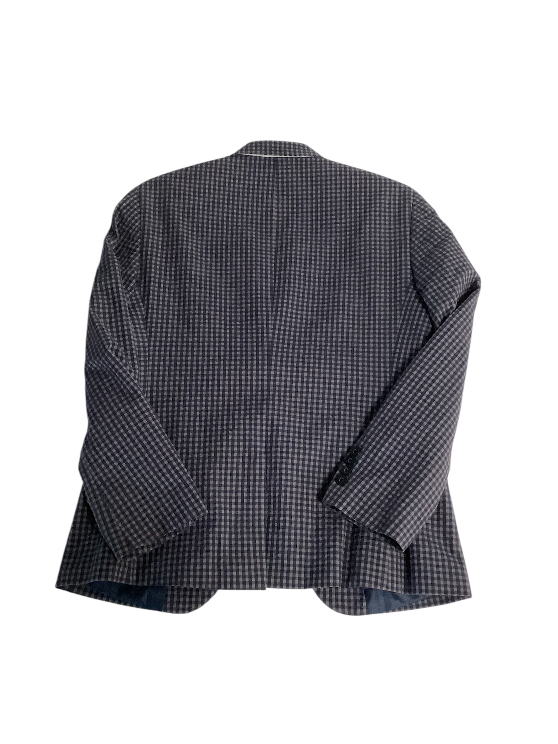 Bar III Mens Slim fit Sport Coat Blazer 38 S Blue Check