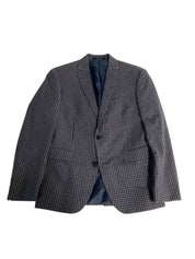 Bar III Mens Slim fit Sport Coat Blazer 38 S Blue Check