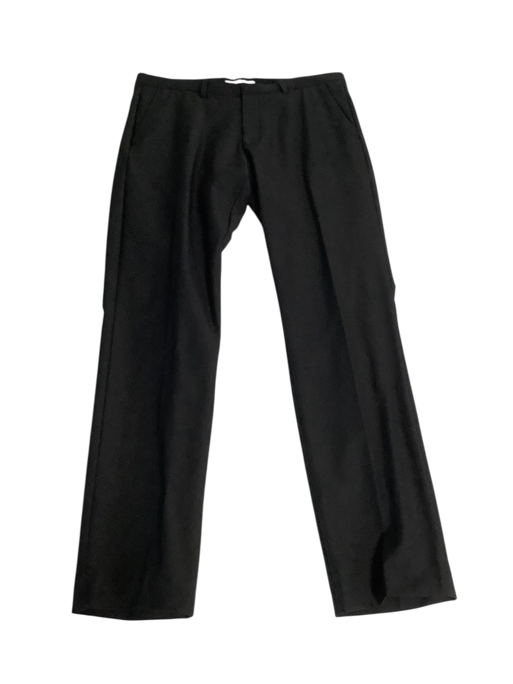 Calvin Klein Mens Slim fit Dress Pants 32 / 32 Black Solid