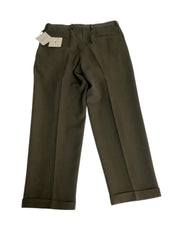 Calvin Klein Mens Classic fit Dress Pants 33 / 32 Brown Solid