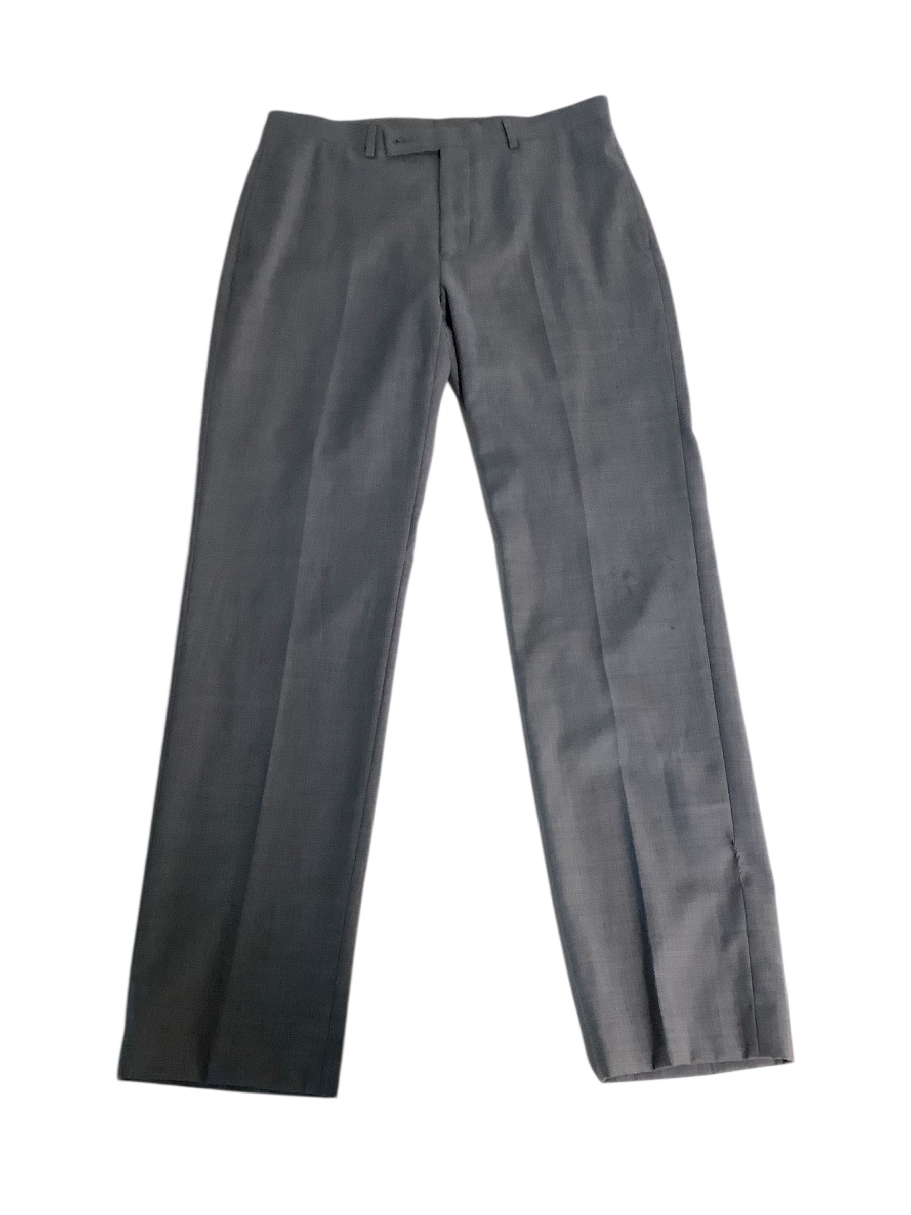 Calvin Klein Mens Slim fit Casual Pants 33 / 30 Charcoal Grey Solid