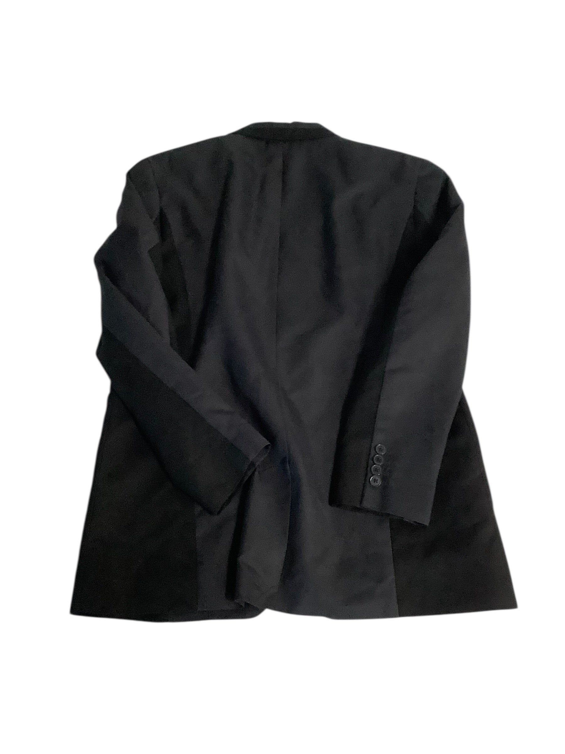International Concepts Mens Slim fit Suit Jacket Blazer Large Black Solid