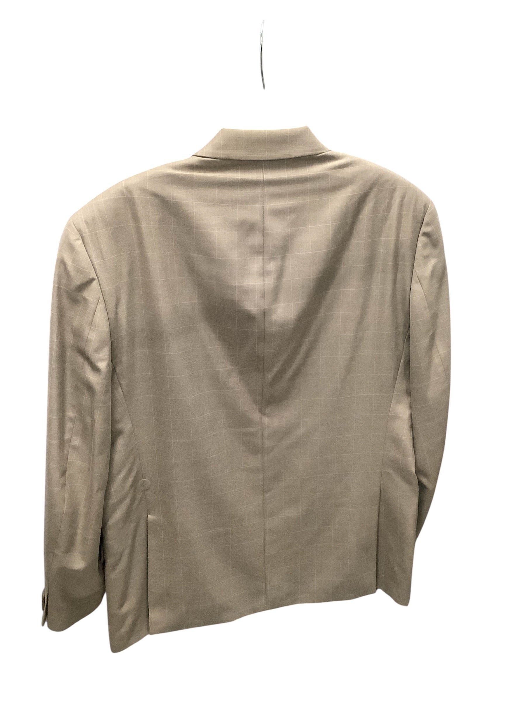 Michael Kors Mens Classic fit Sport Coat Blazer 42 R Beige Check