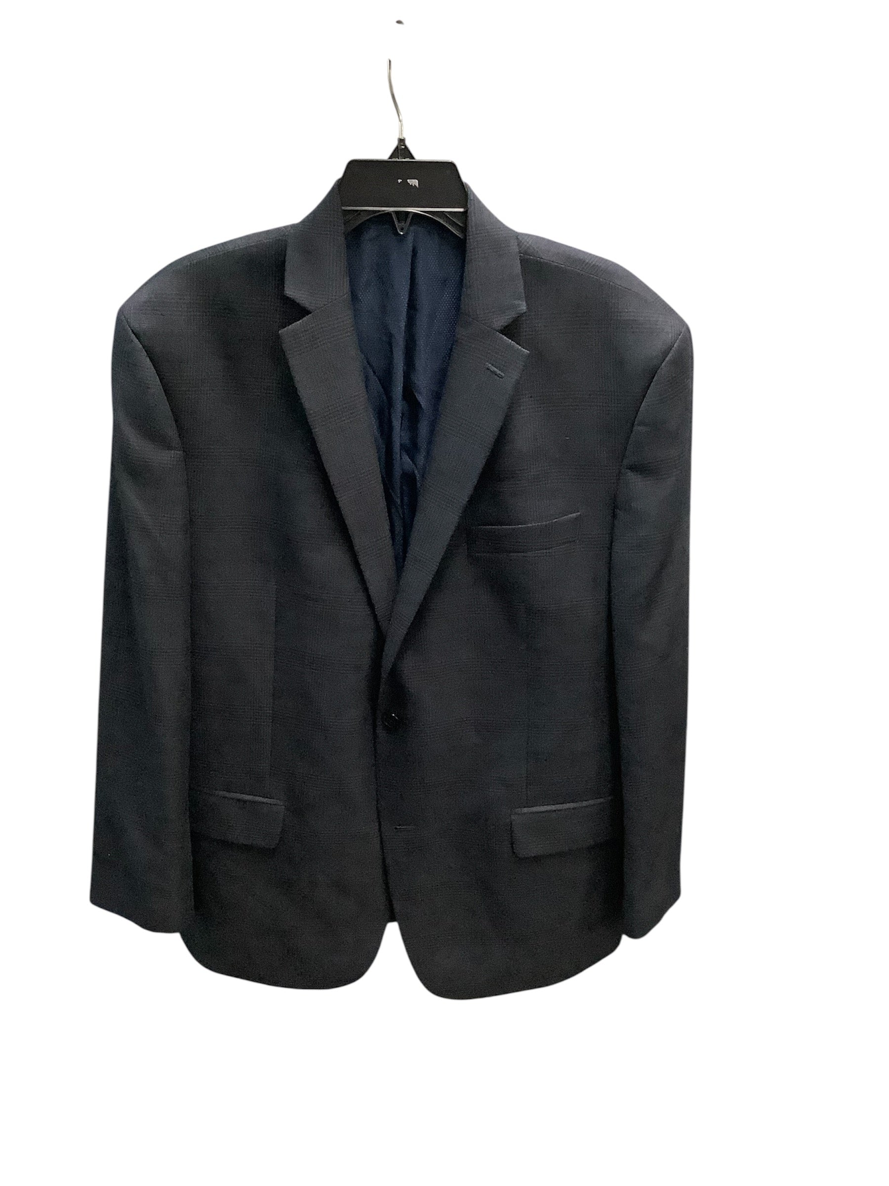 Michael Kors Mens Classic fit Sport Coat Blazer 44 R Blue Plaid