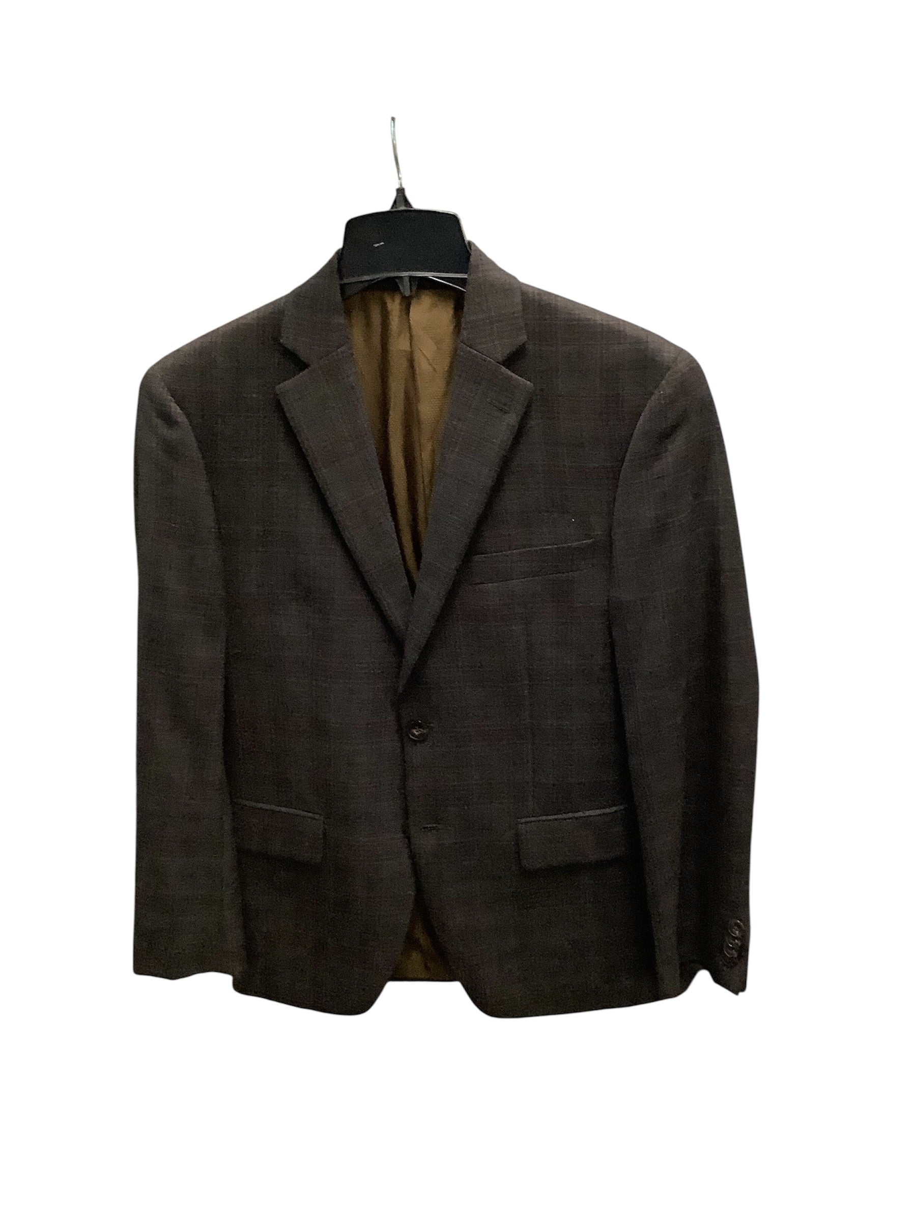 Michael Kors Mens Classic fit Sport Coat Blazer 36 S Brown Plaid
