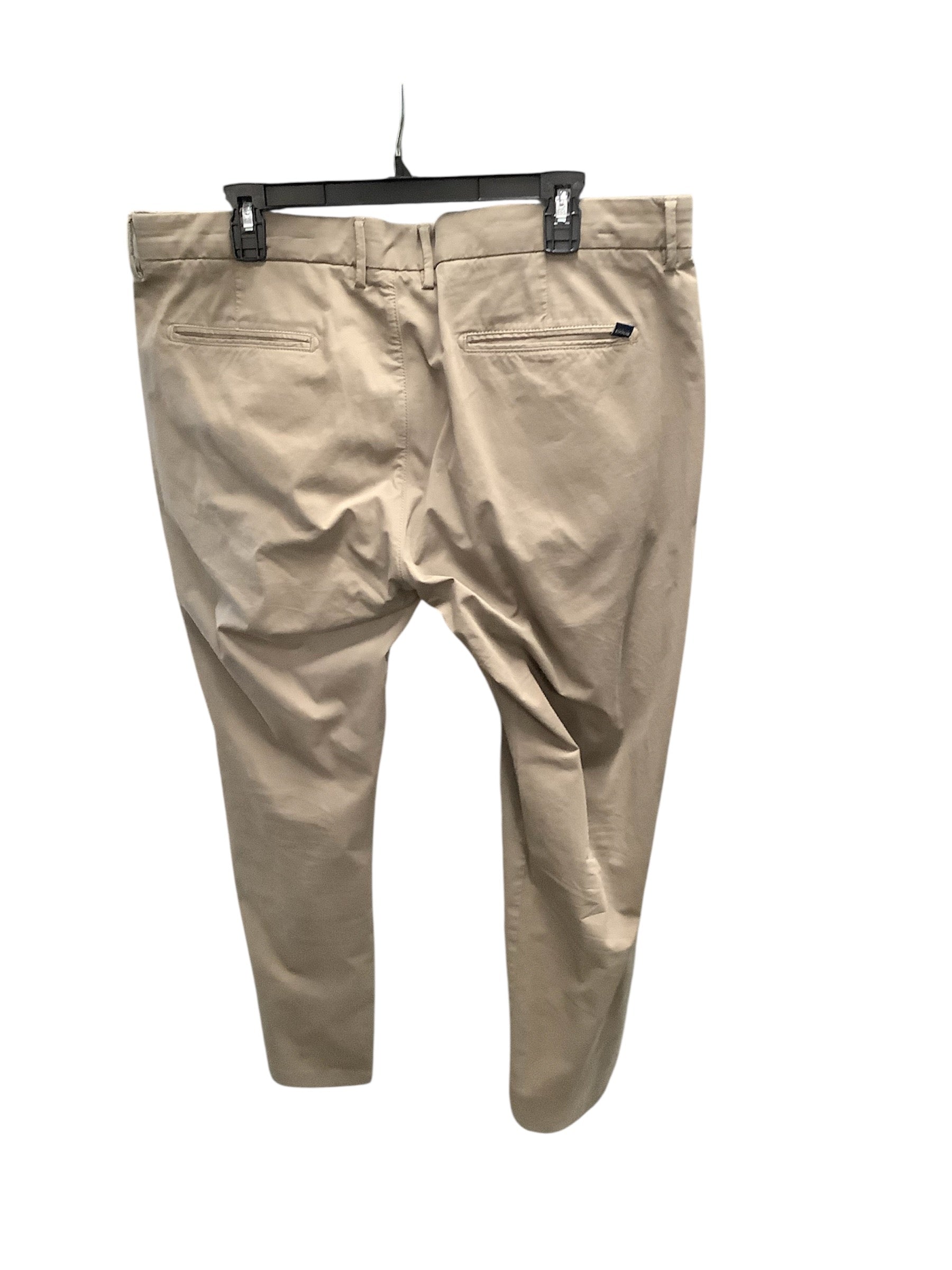 Boggi Milano Mens Classic fit Dress Pants 38 / 29 Beige Solid
