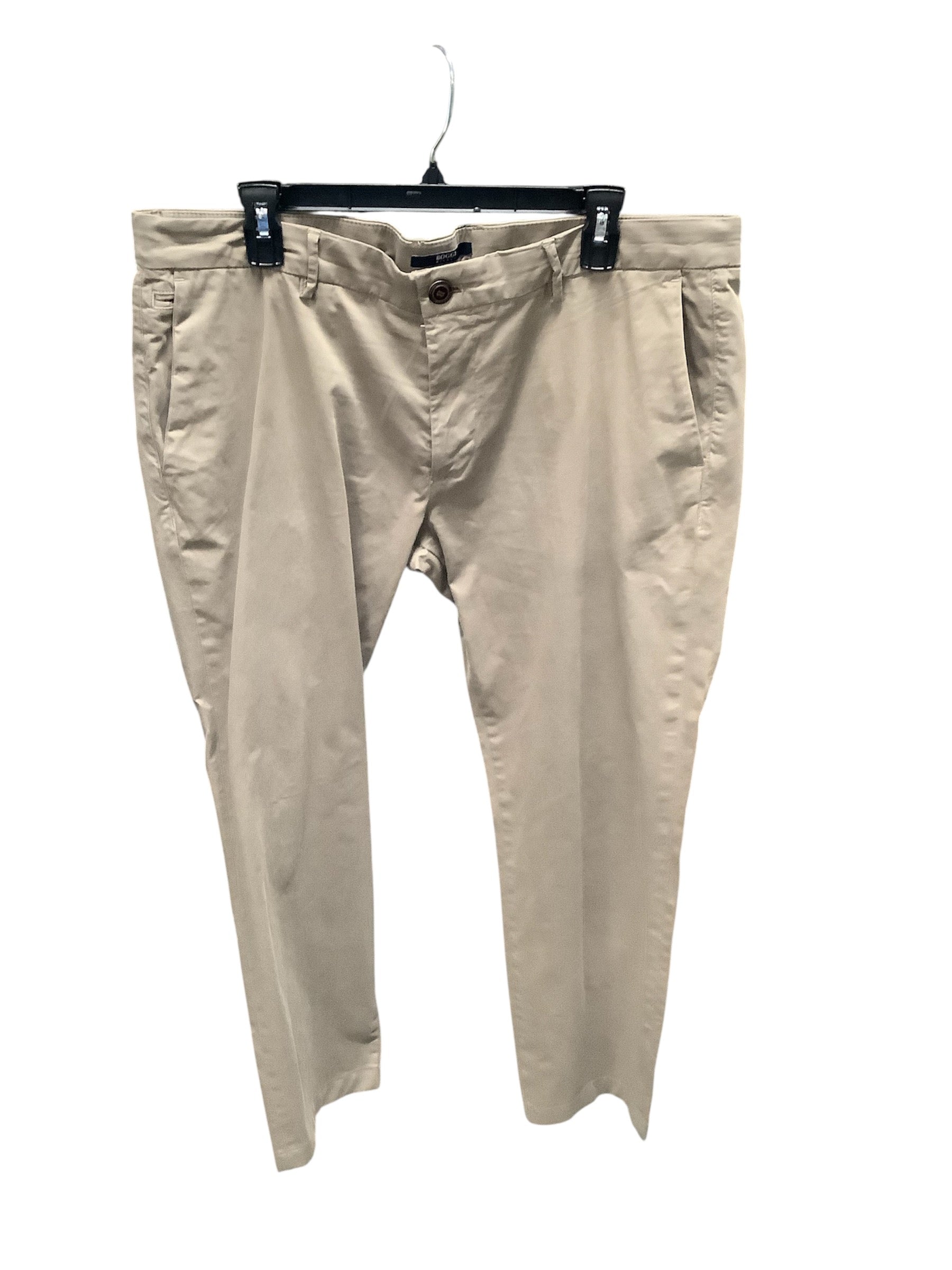 Boggi Milano Mens Classic fit Dress Pants 38 / 29 Beige Solid