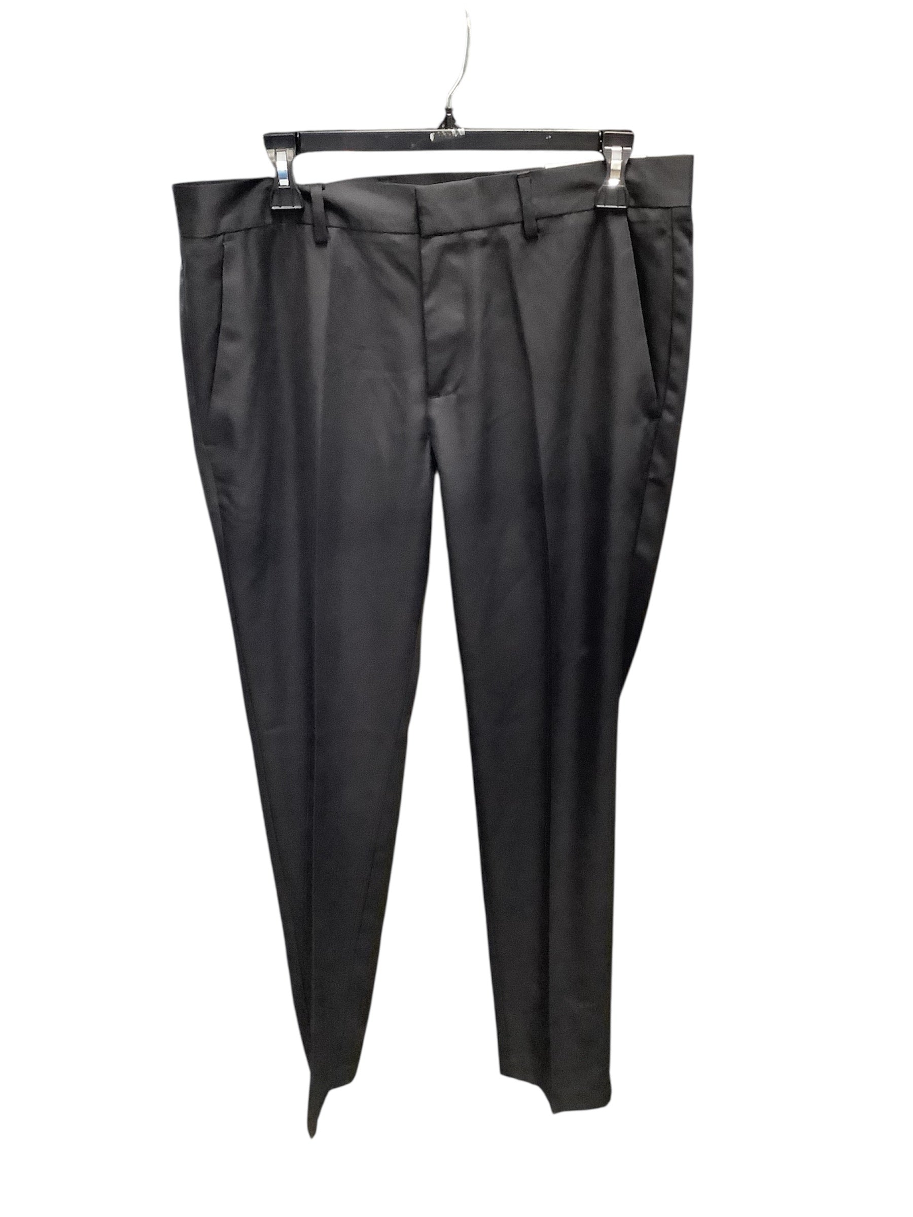 Brooks Brothers Mens Classic fit Dress Pants 34 / 32 Black Solid