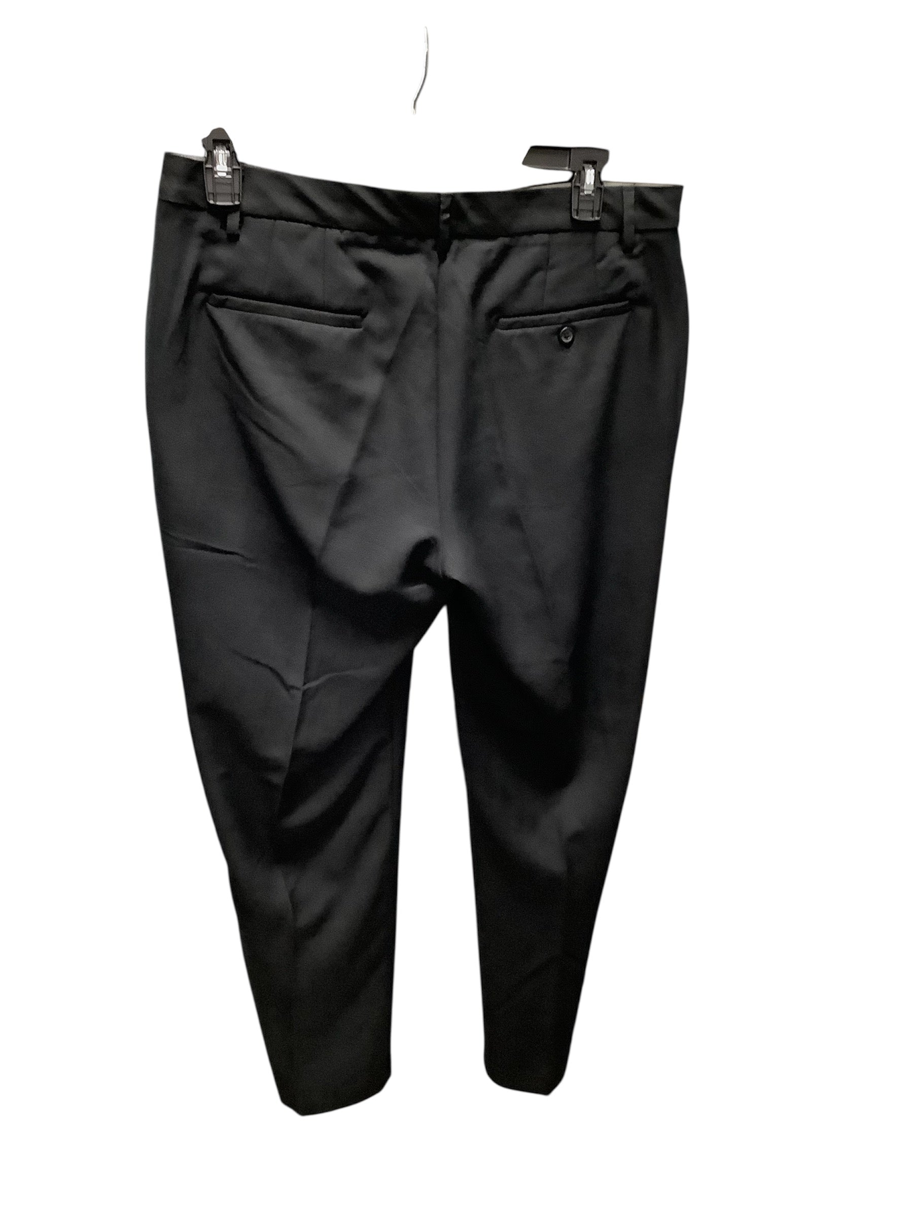 Van Heusen Mens Slim fit Dress Pants 36 / 32 Black Solid
