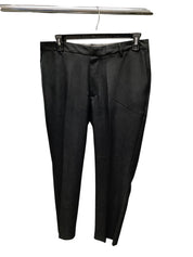 Van Heusen Mens Slim fit Dress Pants 36 / 32 Black Solid