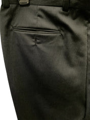 Calvin Klein Mens Classic fit Dress Pants 34 / 34 Navy Blue Striped