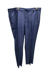 Perry Ellis Mens Modern fit Dress Pants 38 / 32 Blue Plaid