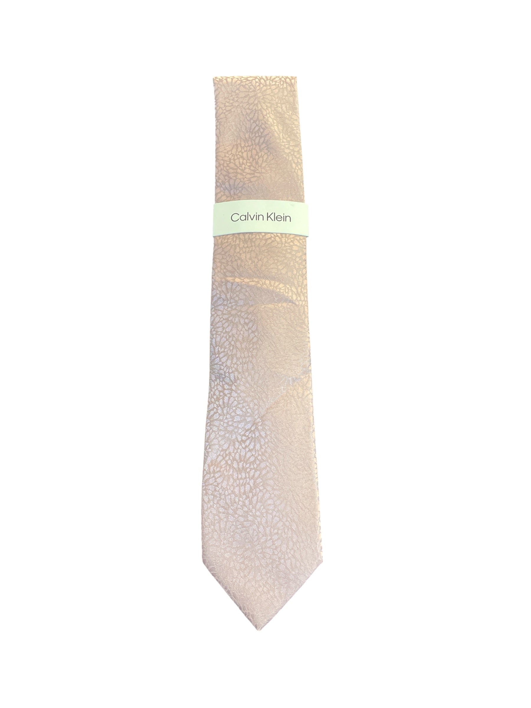 Calvin Klein Mens Ramble Floral Neck Tie Light  Pink