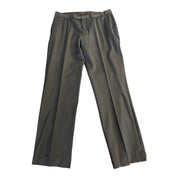 Calvin Klein Mens Slim fit Dress Pants 38 / 32 Charcoal Grey Solid Stretch Wool