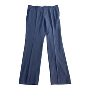 Perry Ellis Portfolio Mens Slim fit Dress Pants 34 / 30 Blue Check Stretch