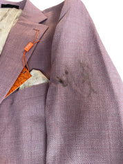Tallia Mens Slim fit Sport Coat Blazer 46 L Purple Solid
