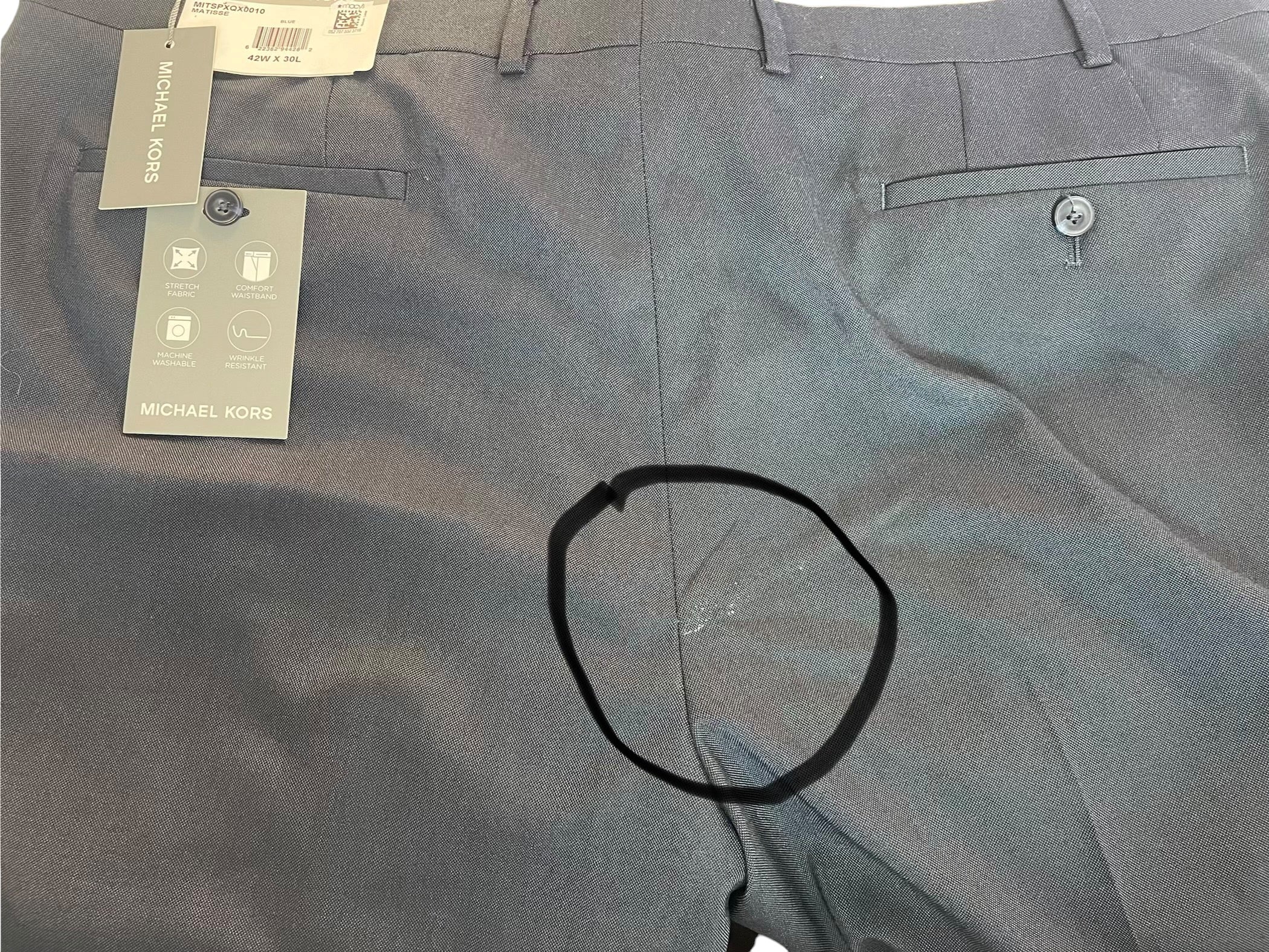 Michael Kors Mens Classic fit Dress Pants 42 / 30 Blue