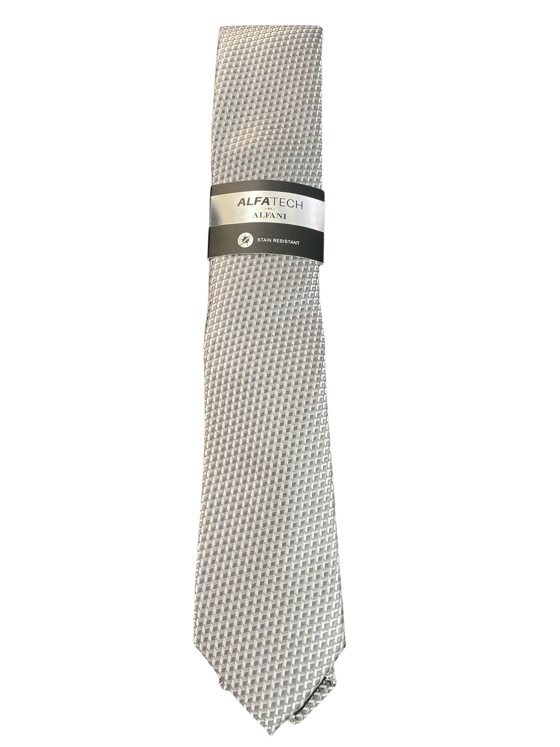Alfani Mens  Elmore Textured Necktie One Size Charcoal Grey
