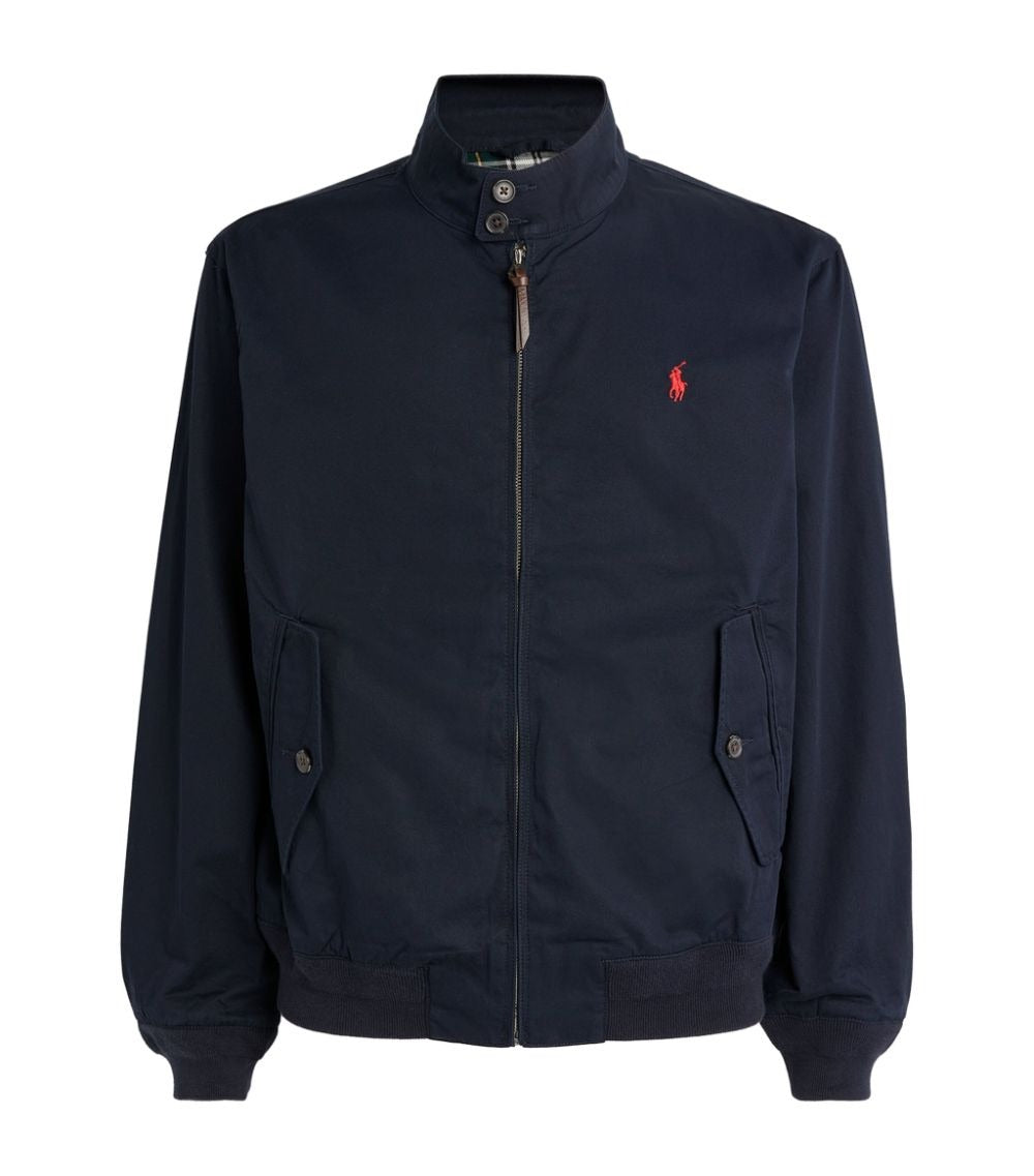 Polo Ralph Lauren Men's City Full Zip Cotton Jacket XXL 2XL Navy Blue