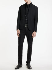 John Varvatos Mens Colden Jacket Sport Coat EU 52R Us 42R Black