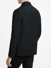 John Varvatos Mens Colden Jacket Sport Coat EU 52R Us 42R Black