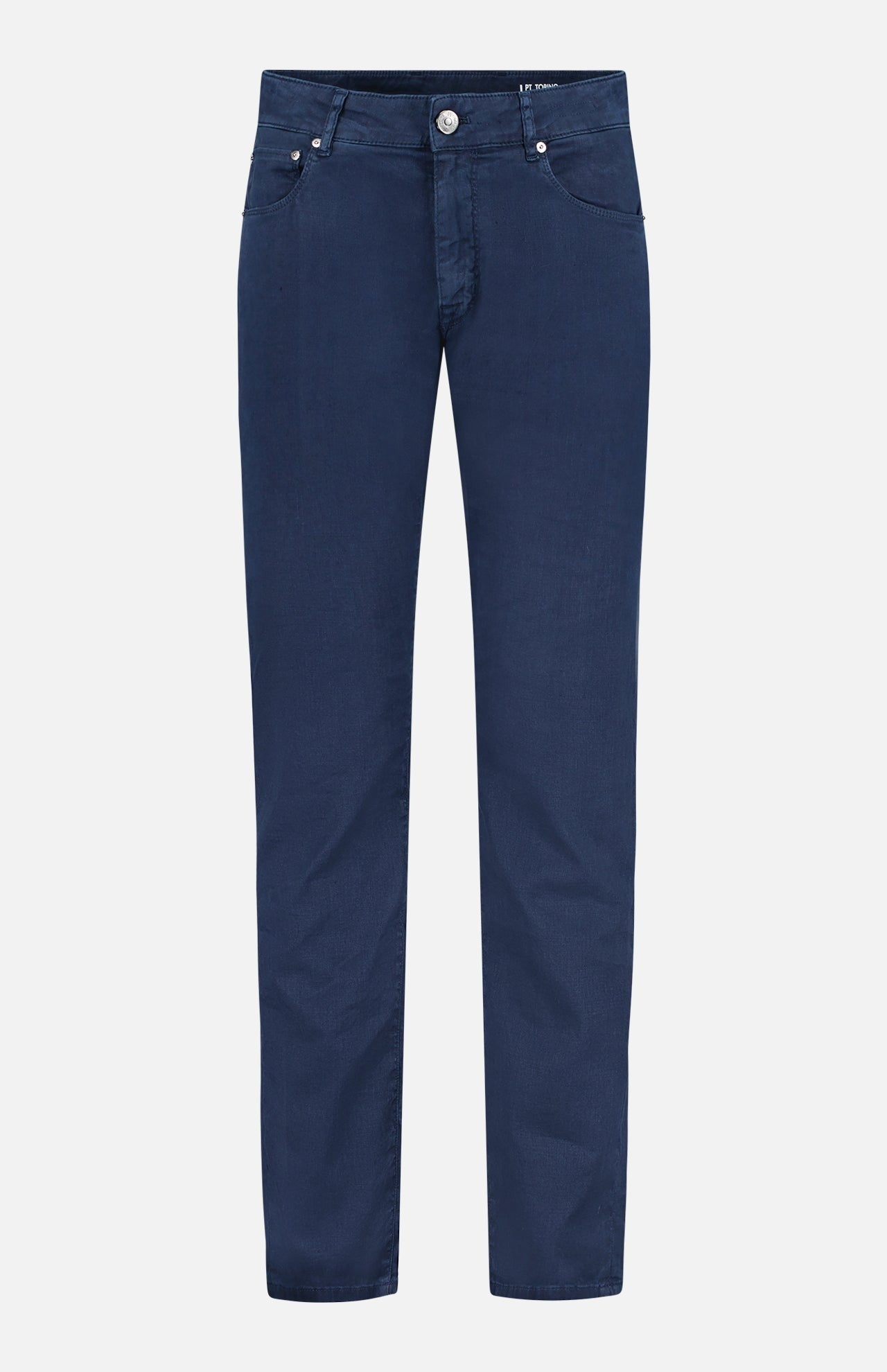 PT TORINO Mens Straight Leg Jeans Size 38 Navy Blue Stretch Fabric