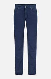 PT TORINO Mens Straight Leg Jeans Size 38 Navy Blue Stretch Fabric