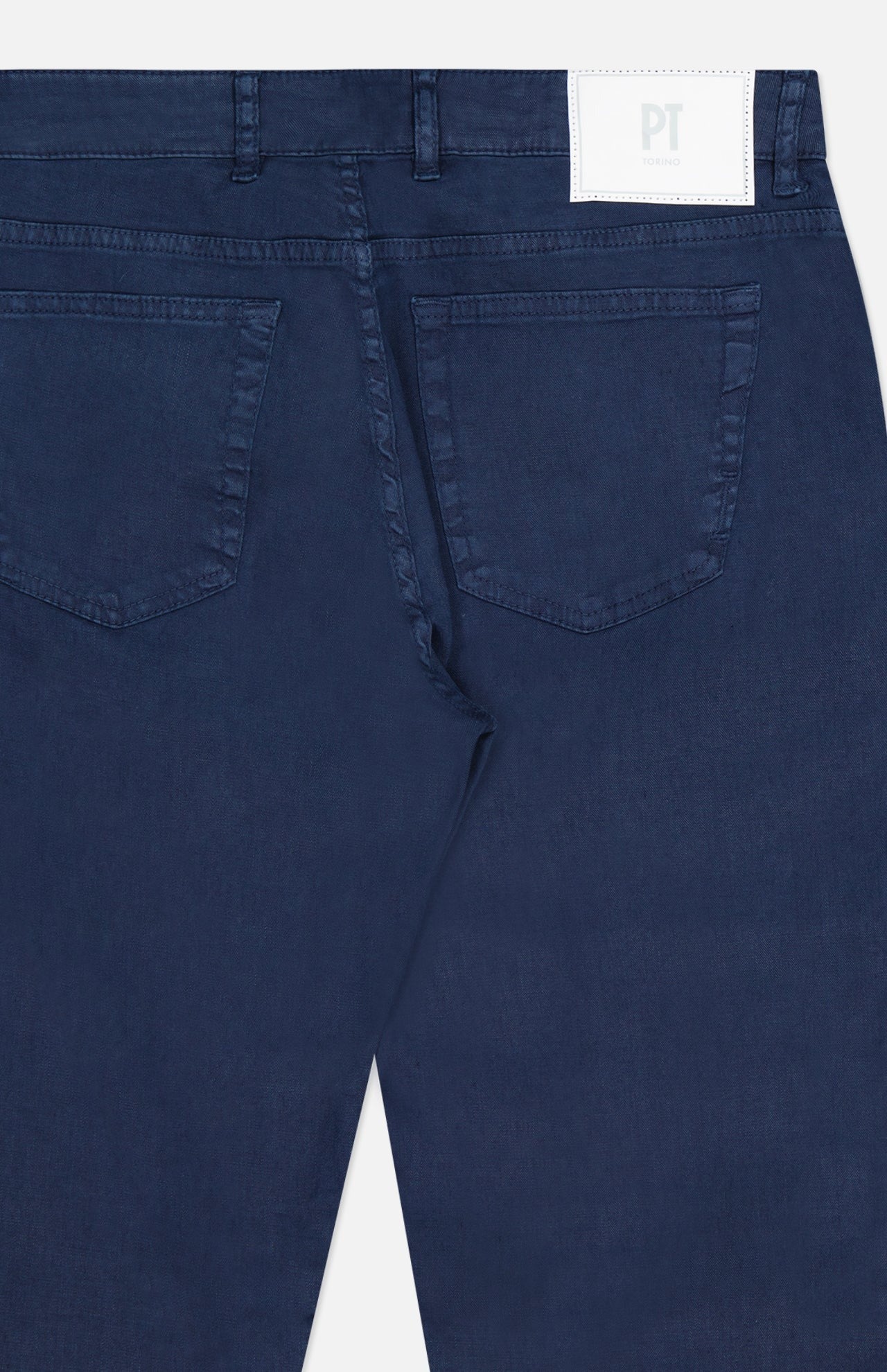 PT TORINO Mens Straight Leg Jeans Size 38 Navy Blue Stretch Fabric