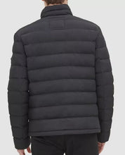 Dkny Mens Puffer Jacket Coat Large Black Solid