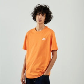 Nike Mens Sportswear Club T Shirt Orange Small