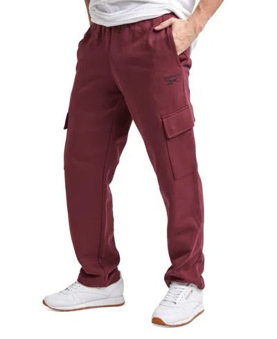 Reebok Mens Regular fit Cargo Fleece Pants XXL / 31 Red