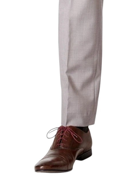 Calvin Klein Mens Slim fit Dress Pants 38 / 34 Grey Solid Stretch Wool