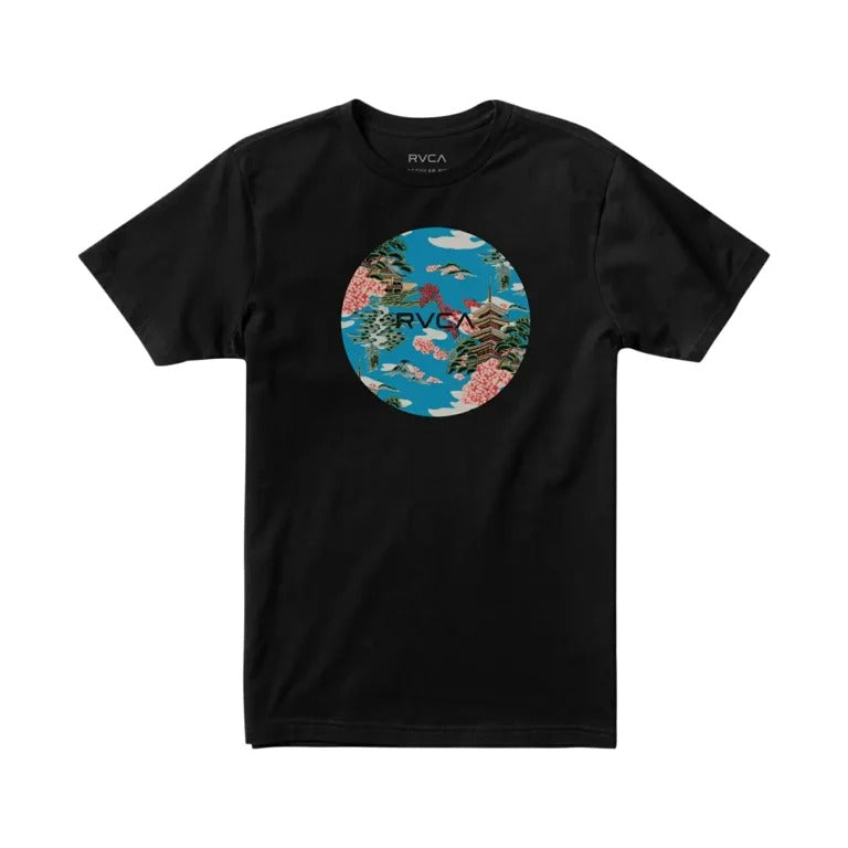 Men's Rvca Motors Graphic Tee Shirt XXL 2XL Black