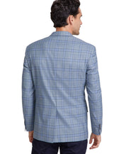 Michael Kors Mens Classic fit Sport Coat Blazer 40 S Green Blue Plaid
