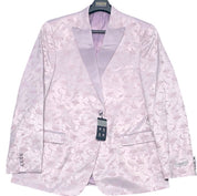 Alfani Mens Slim fit Suit Jacket Blazer 40 R Pink Floral Stretch