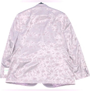 Alfani Mens Slim fit Suit Jacket Blazer 40 R Pink Floral Stretch