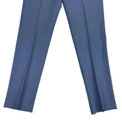 Bar Iii Mens Slim fit Dress Pants 29 / 30 Steel Blue Solid Stretch Wool