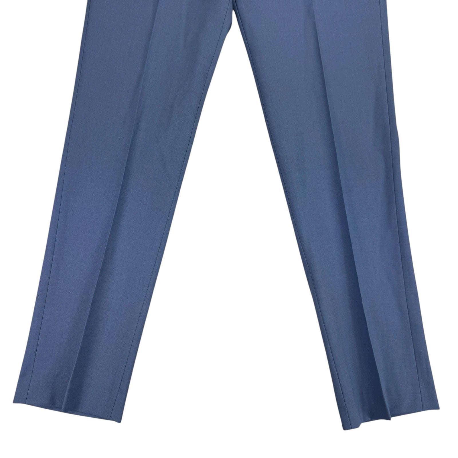 Bar Iii Mens Slim fit Dress Pants 34 / 34 Periwinkle Blue Solid Wool