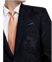Bar III Mens Slim fit Evening Jacket Blazer 38 R Black Floral