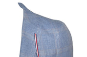 Tommy Hilfiger Mens Modern fit Sport Coat Blazer 44 L Light Blue Plaid