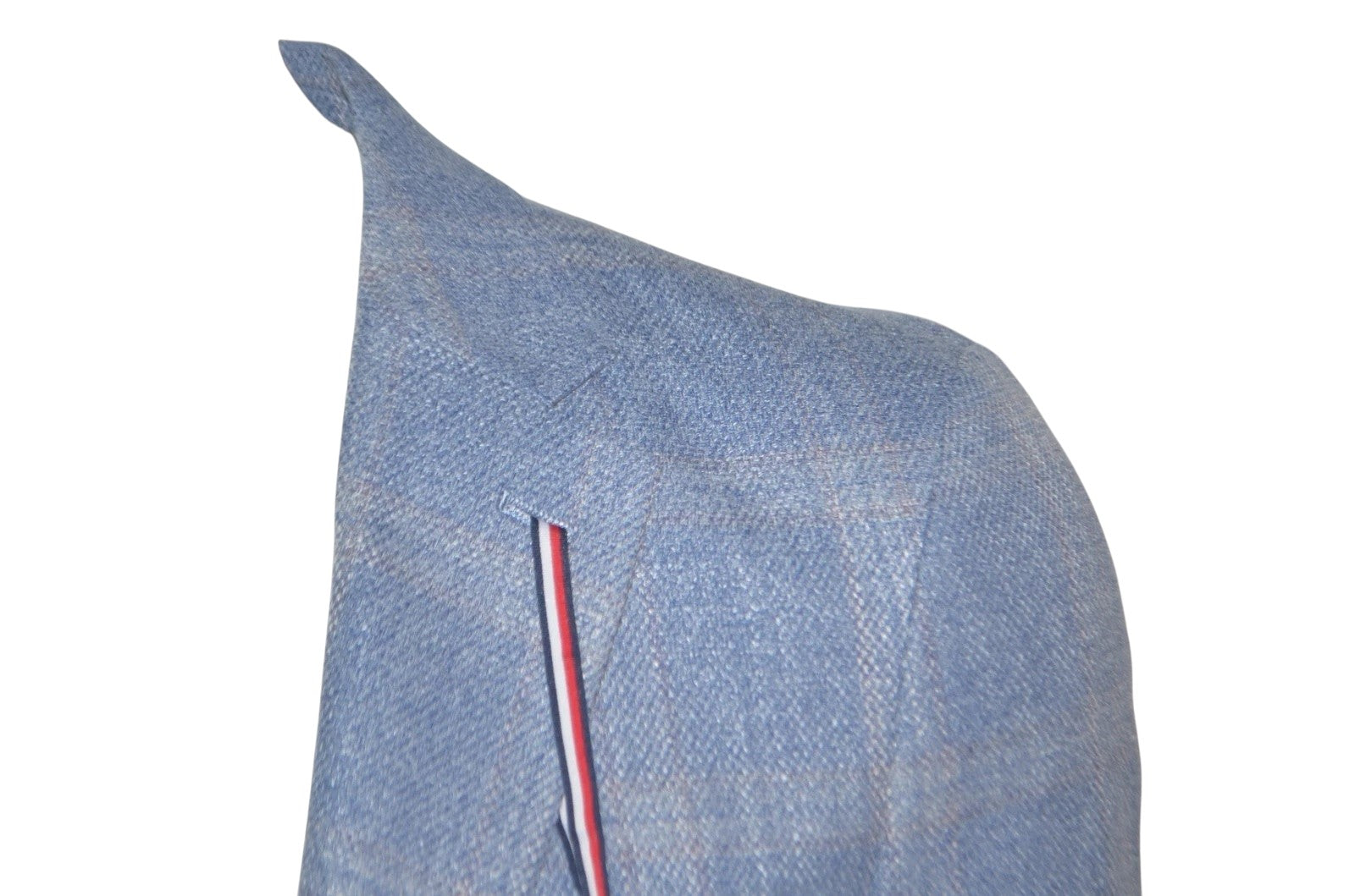 Tommy Hilfiger Mens Modern fit Sport Coat Blazer 38 R Light Blue Plaid