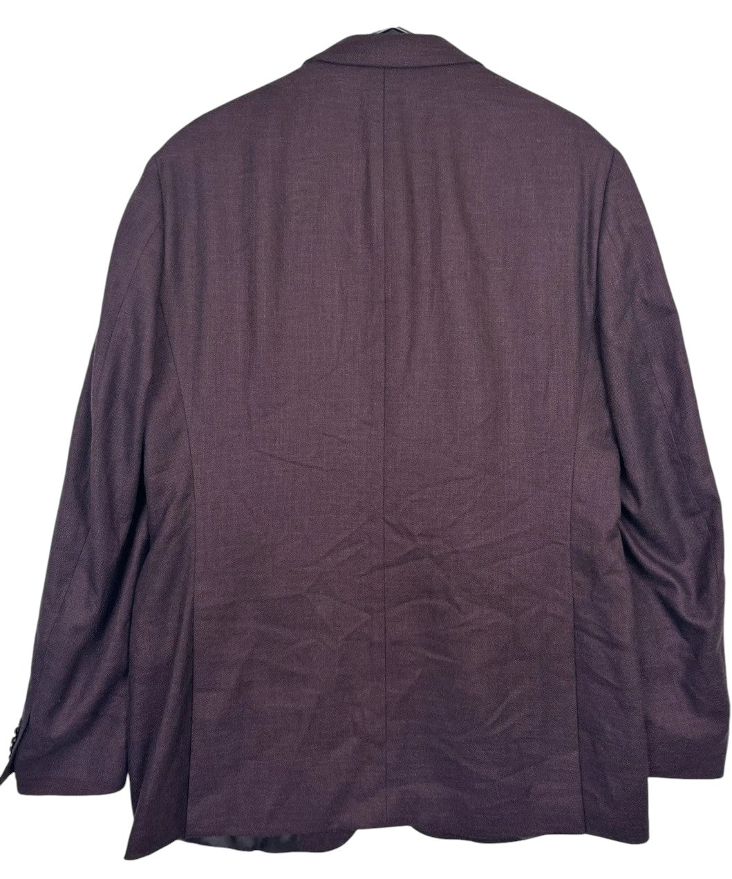 Tommy Hilfiger Mens Modern fit  Linen Sport Coat Blazer 46 L Burgundy Red Solid
