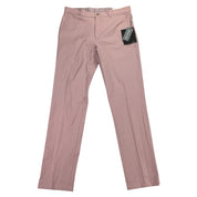 Michael Kors Mens Classic fit Cotton Dress Pants 38 / 34 Pink Solid
