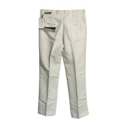 Perry Ellis Portfolio Mens Modern fit Linen Cotton Dress Pants 40 / 32 Off White