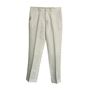 Perry Ellis Portfolio Mens Modern fit Linen Cotton Dress Pants 40 / 32 Off White
