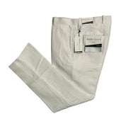 Perry Ellis Portfolio Mens Modern fit Linen Cotton Dress Pants 40 / 32 Off White