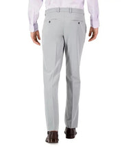 Perry Ellis Portfolio Mens Modern fit Dress Pants 40 / 32 Light Grey Solid