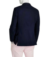 Tommy Hilfiger Mens Modern fit Sport Coat Blazer 36 R Navy Blue Linen Linen